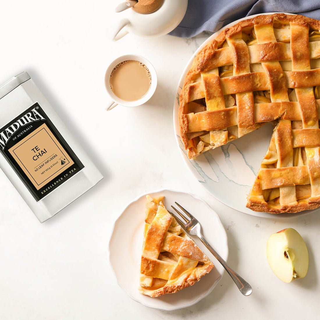 Chai Apple Pie Recipe - Madura Tea