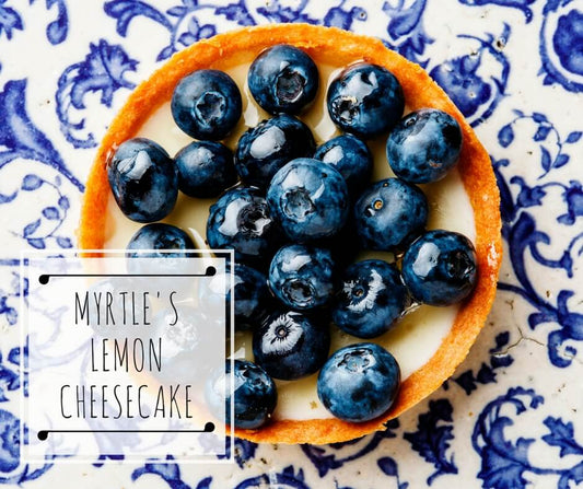 Lemon Myrtle Cheesecake Recipe - Madura Tea
