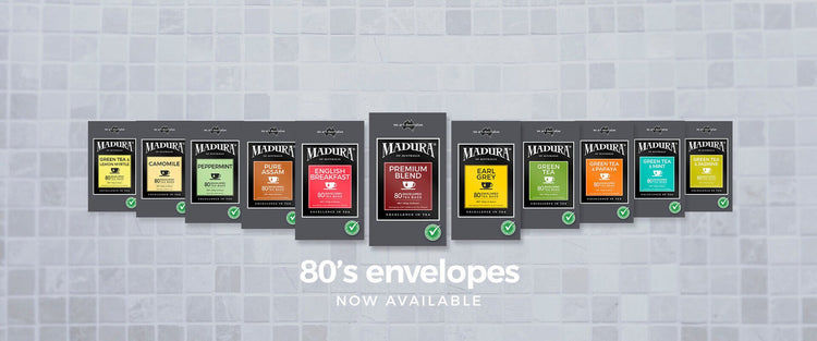 80 Enveloped Tea Bags - Madura Tea Estates