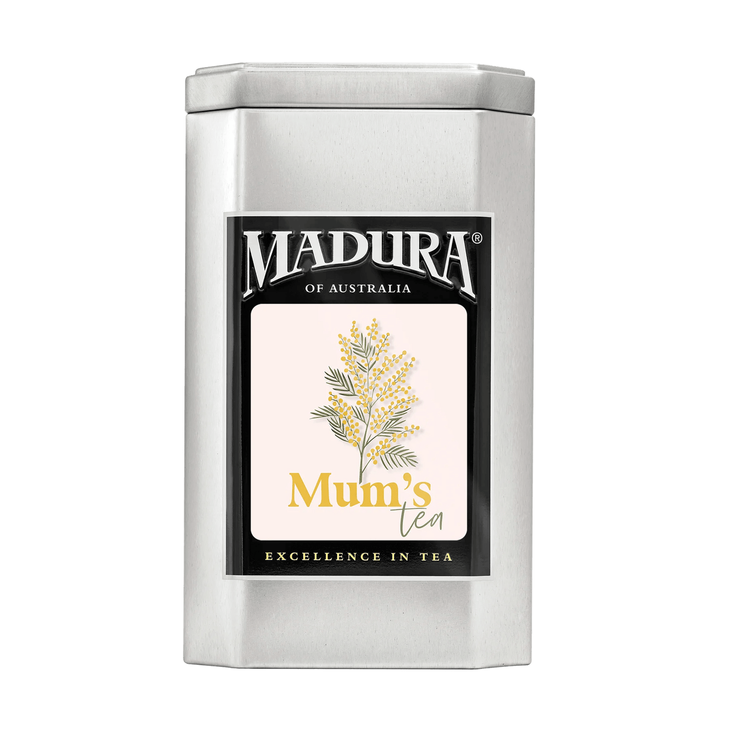 44 Tea Bags Caddy with Mothers Day Floral 1 Label - Madura Tea