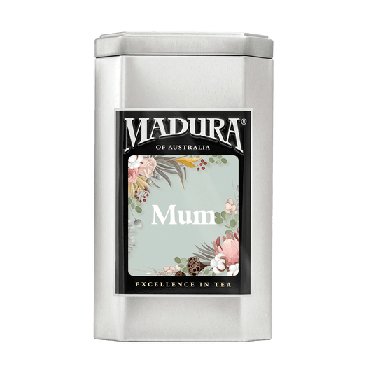 44 Tea Bags Caddy with Mothers Day Floral 2 Label - Madura Tea