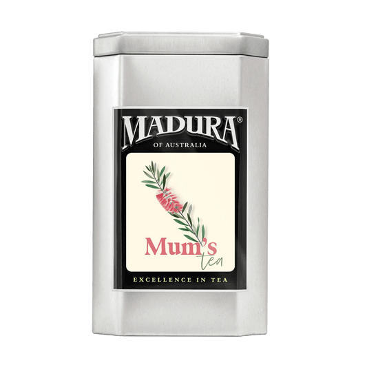 44 Tea Bags Caddy with Mothers Day Floral 3 Label - Madura Tea