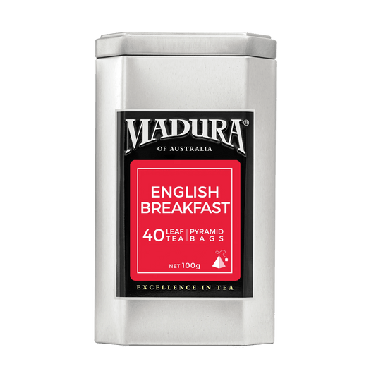 English Breakfast 40 Leaf Infusers in Caddy - Madura Tea