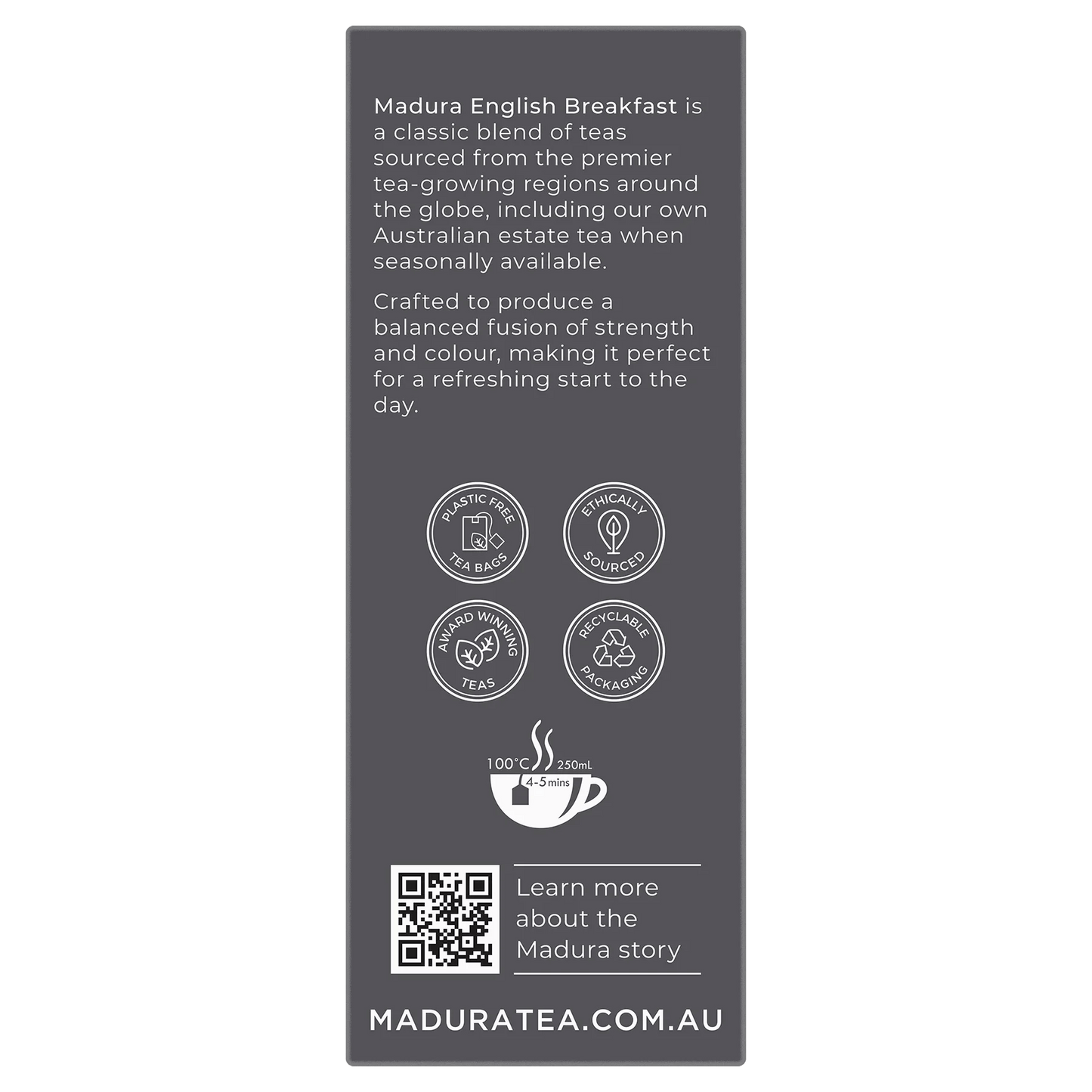 English Breakfast 50 Tea Bags - Madura Tea