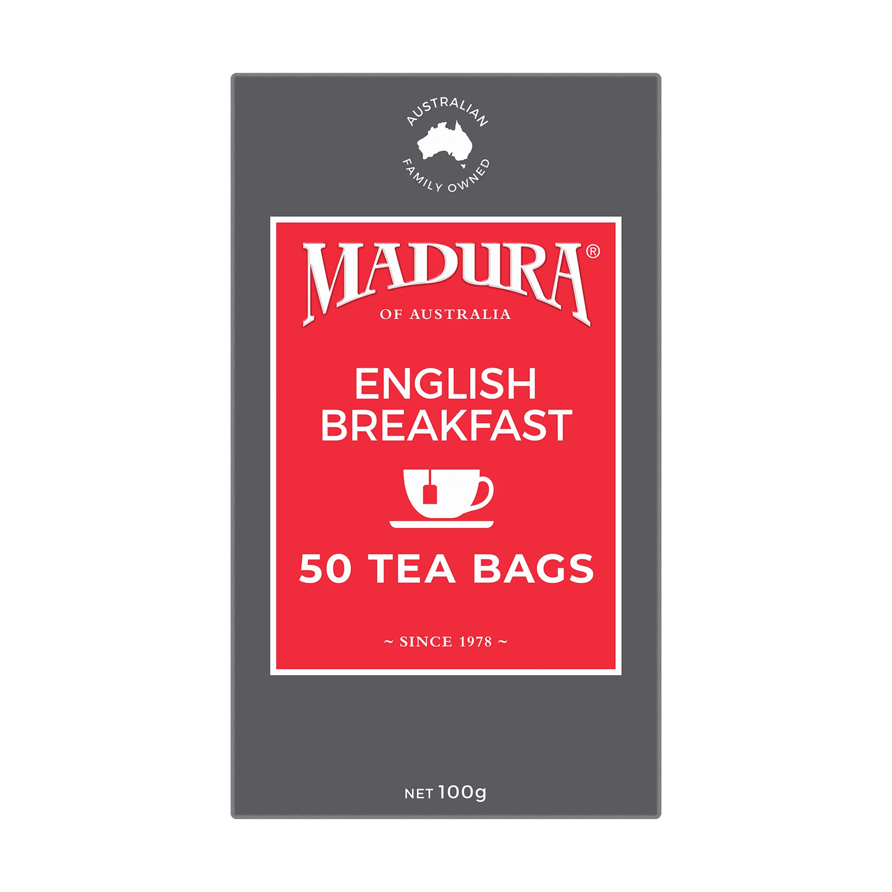 English Breakfast 50 Tea Bags - Madura Tea