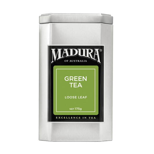 Green Tea 175g Leaf Tea in Caddy - Madura Tea