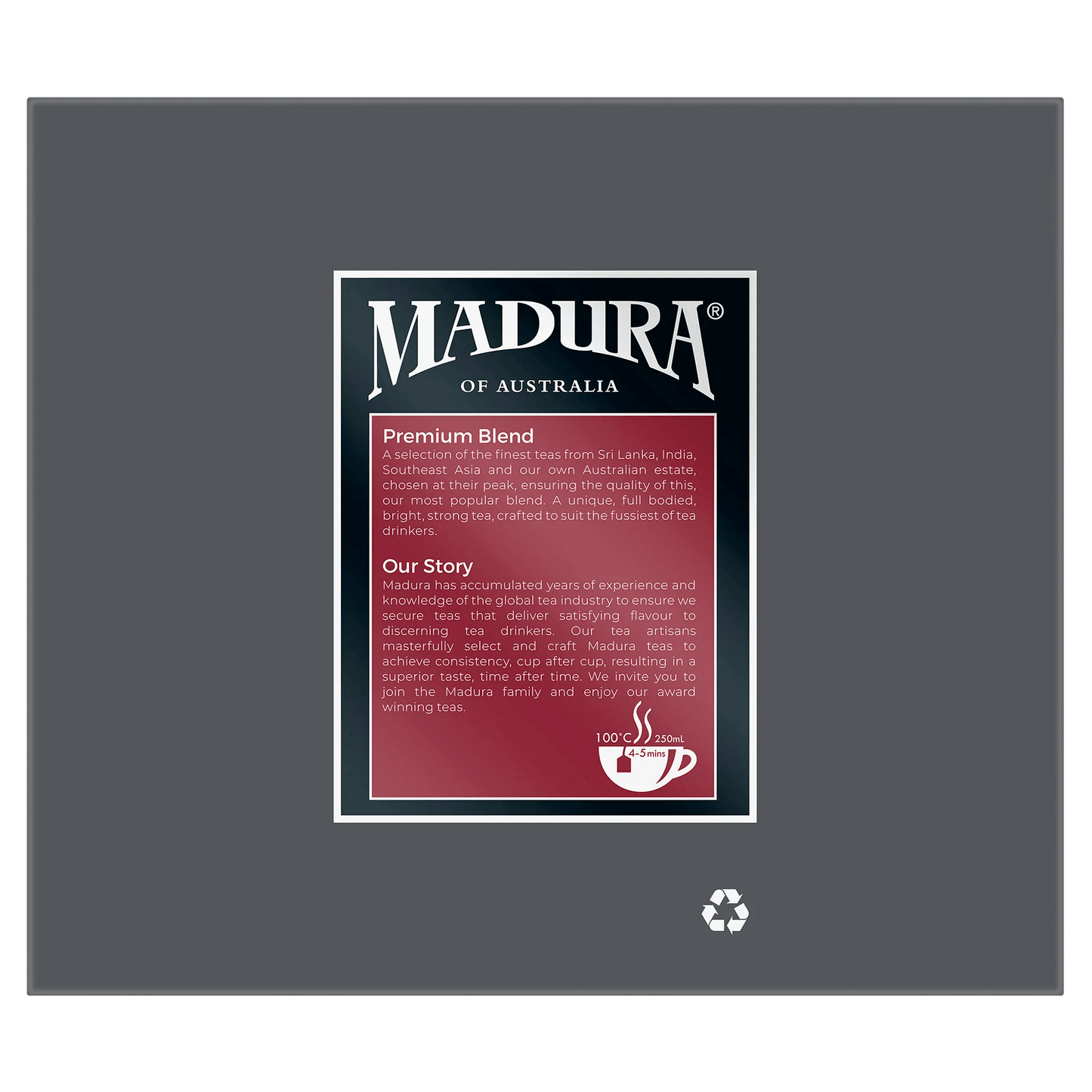 Premium Blend 100 Tea Bags - Madura Tea