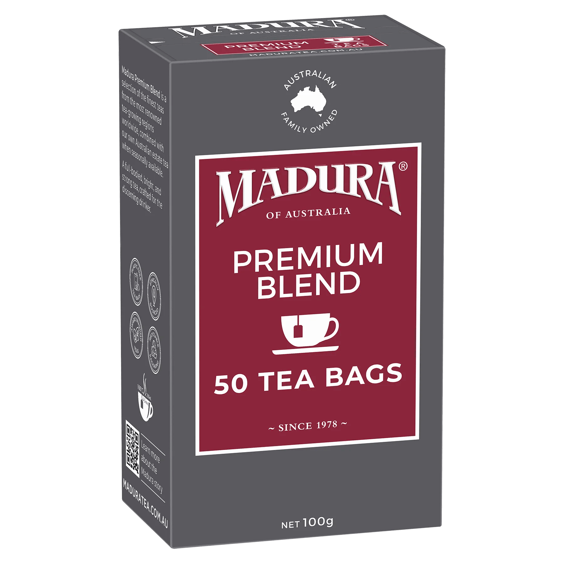 Premium Blend 50 Tea Bags - Madura Tea