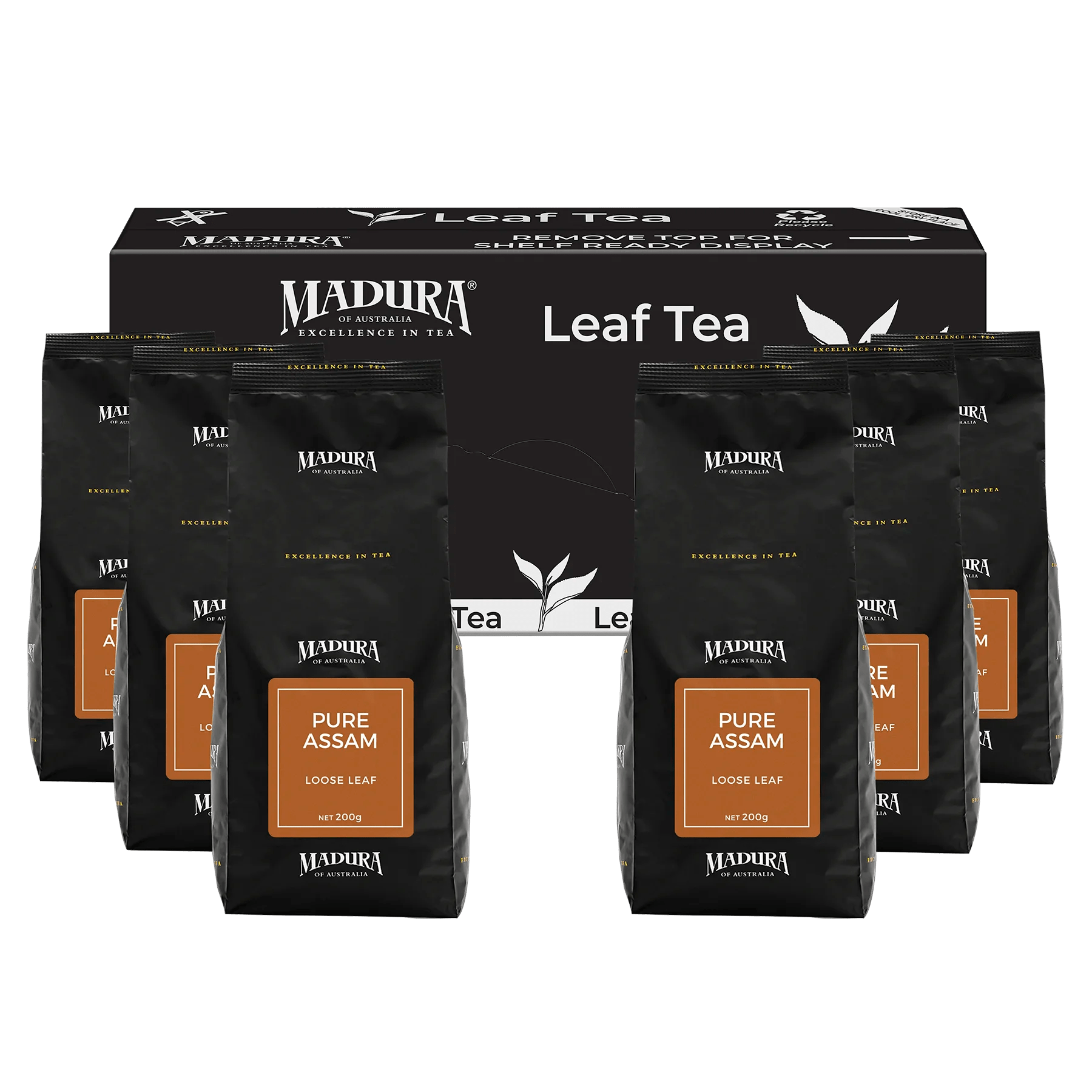 Pure Assam 200g Leaf Tea Refill Pouch - Madura Tea