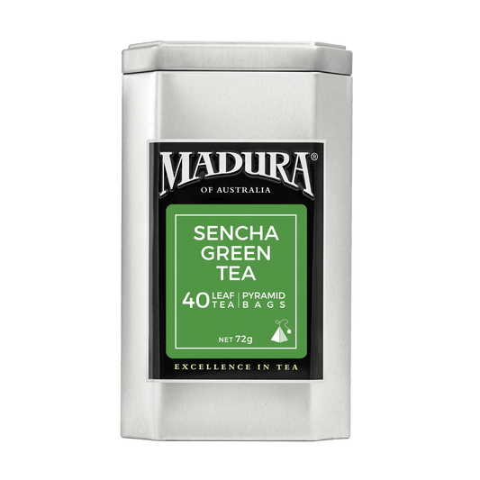 Sencha Green 40 Leaf Infusers in Caddy - Madura Tea