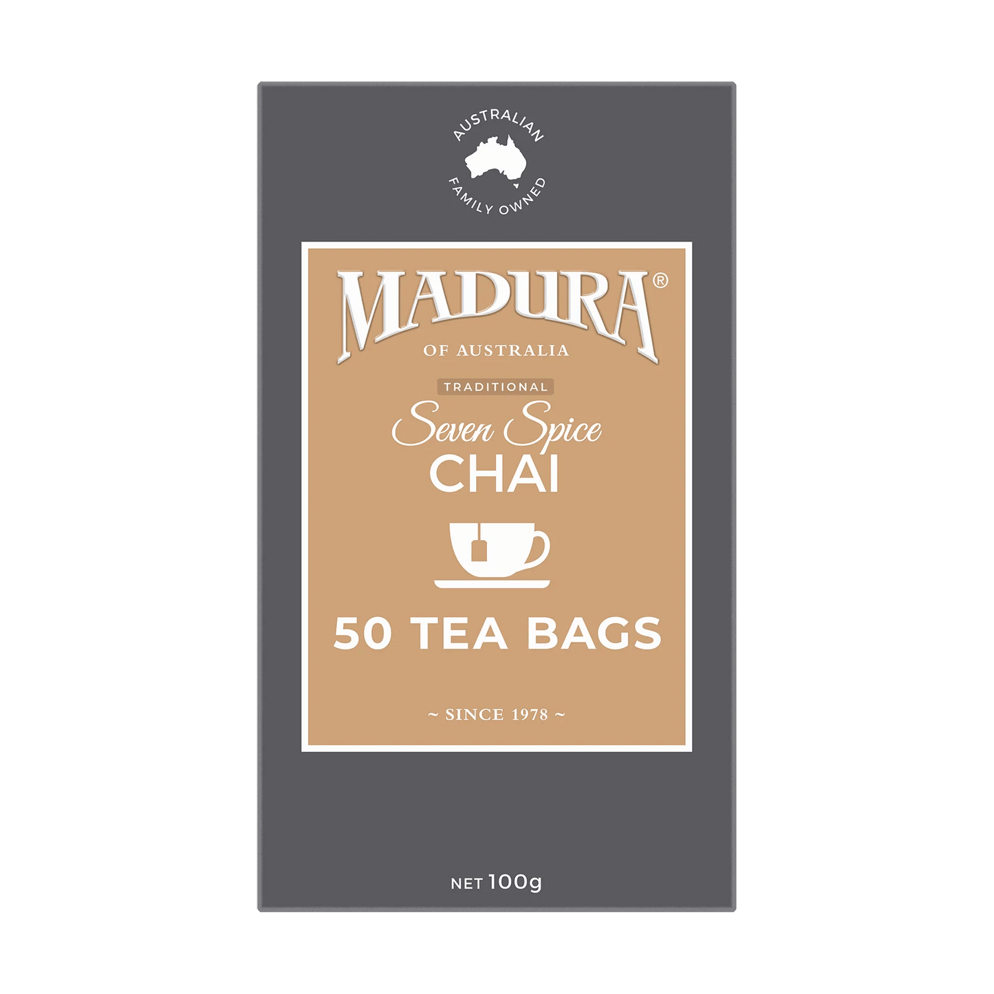 Seven Spice Chai 50 Tea Bags - Madura Tea