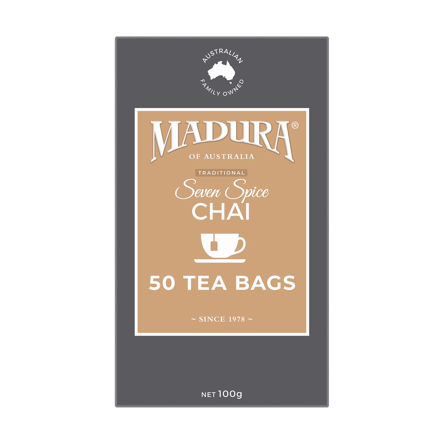 Seven Spice Chai 50 Tea Bags - Madura Tea