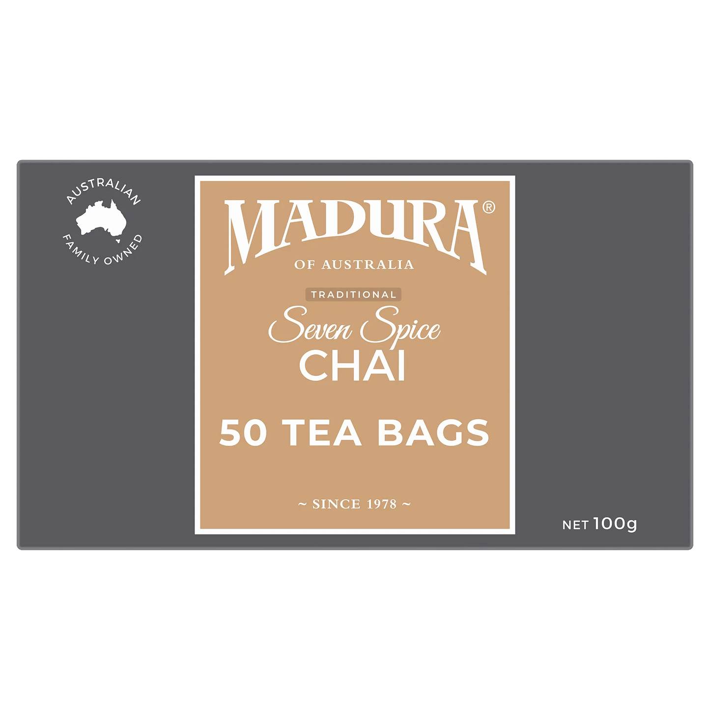 Seven Spice Chai 50 Tea Bags - Madura Tea