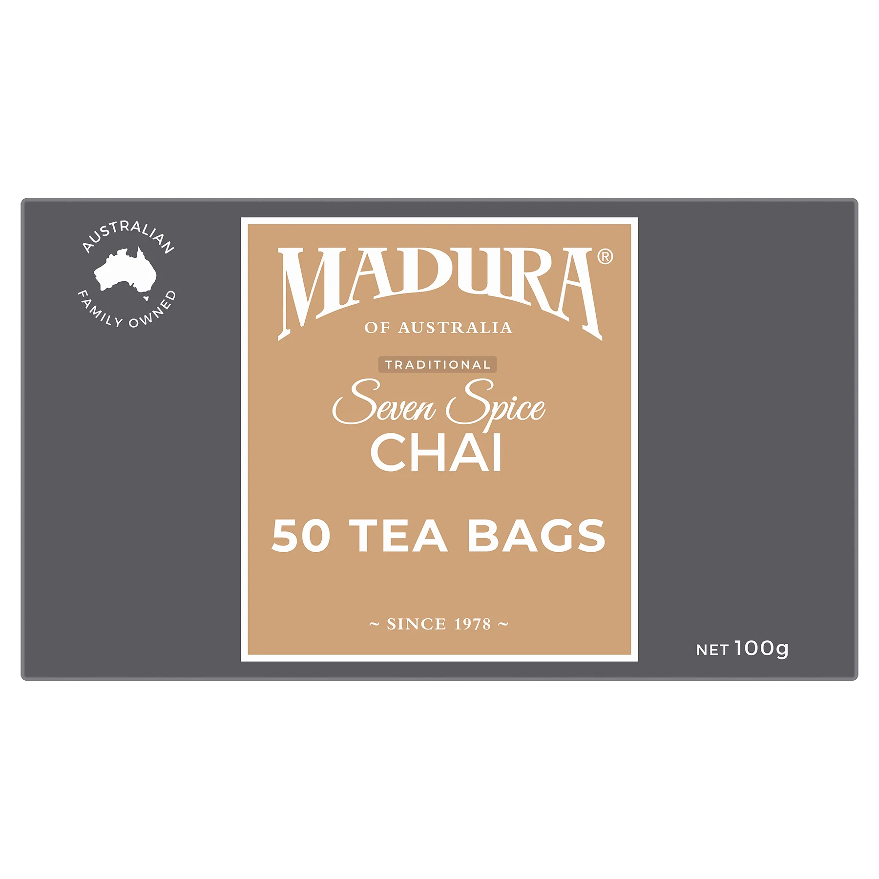 Seven Spice Chai 50 Tea Bags - Madura Tea