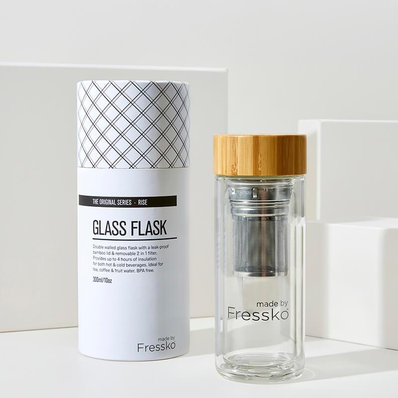 Glass Water Bottle - Fressko 300mL - Madura Tea Estates