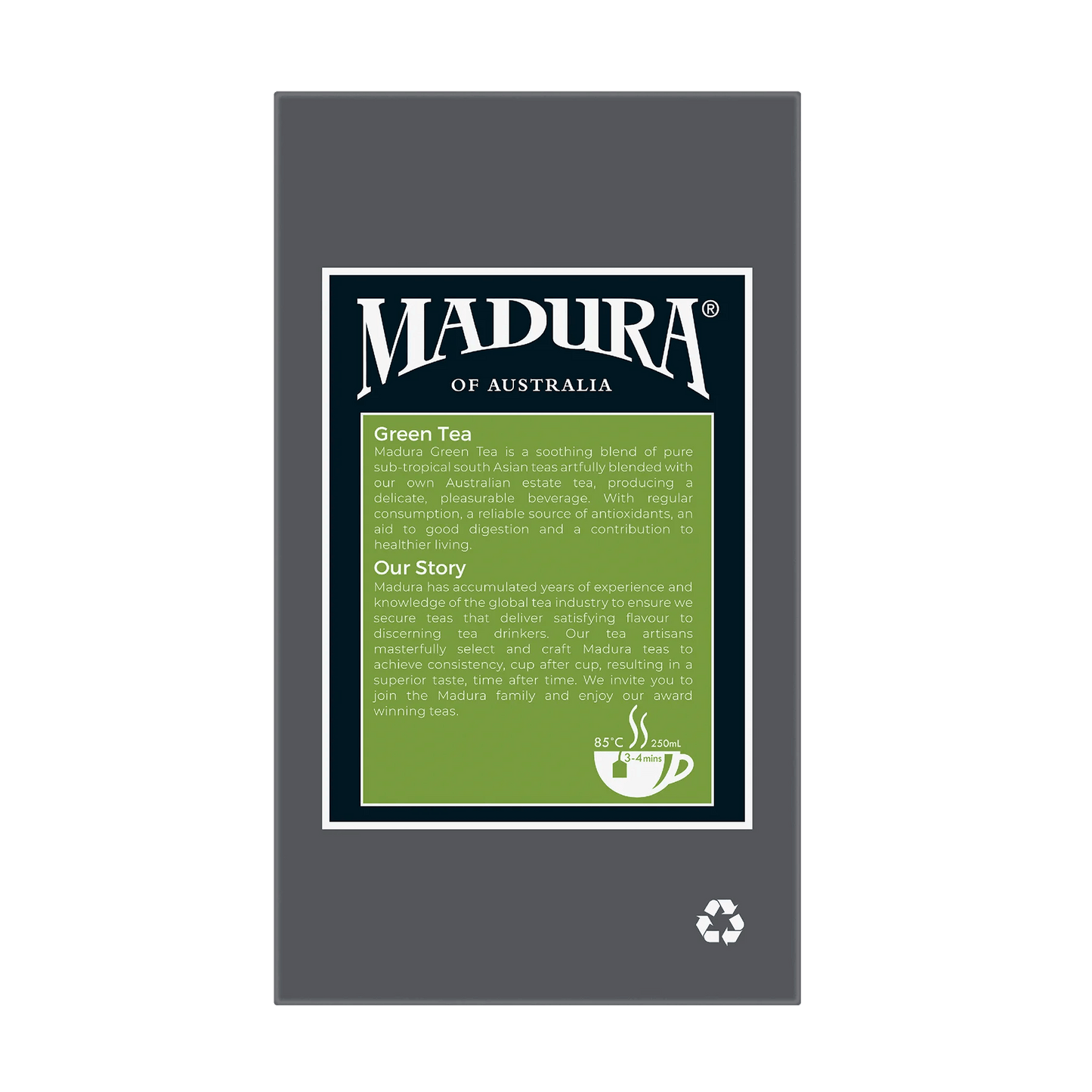 Green Tea 50 Tea Bags - Madura Tea Estates