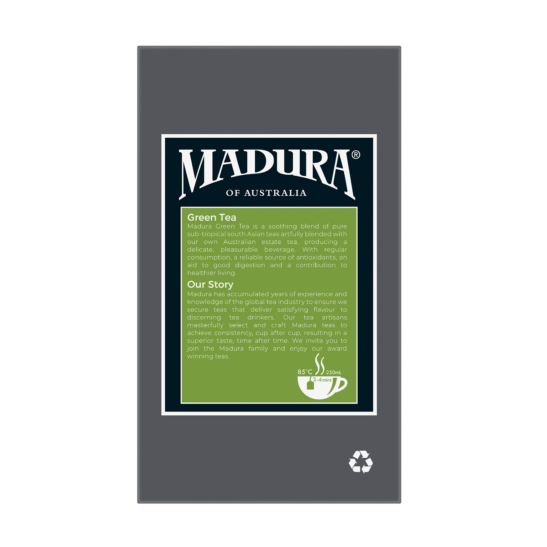 Green Tea 50 Tea Bags - Madura Tea Estates