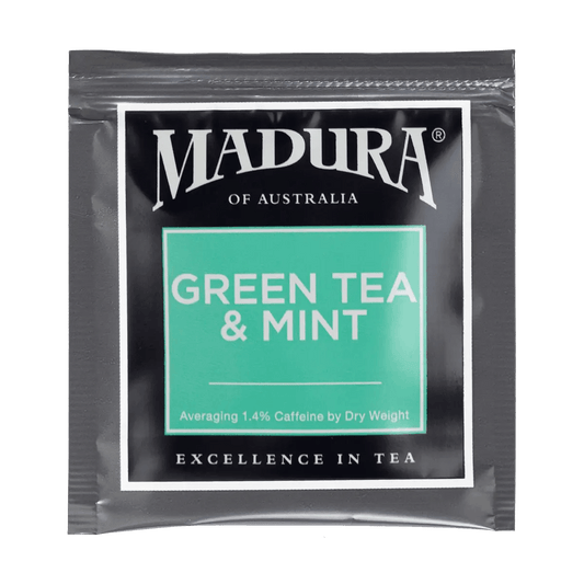 Green Tea & Mint 20 Enveloped Tea Bags - Madura Tea Estates