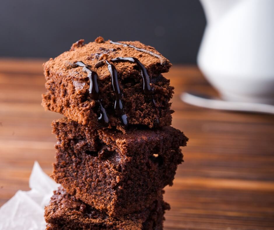 Frosted Earl Grey Brownies - Madura Tea