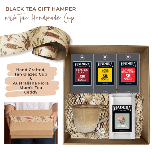 Black Tea Mother's Day Hamper with Tan Cup - Madura Tea