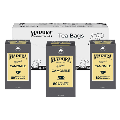 Camomile 80 Enveloped Tea Bags - Madura Tea