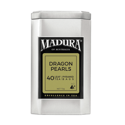 Dragon Pearls 40 Leaf Infusers in Caddy - Madura Tea