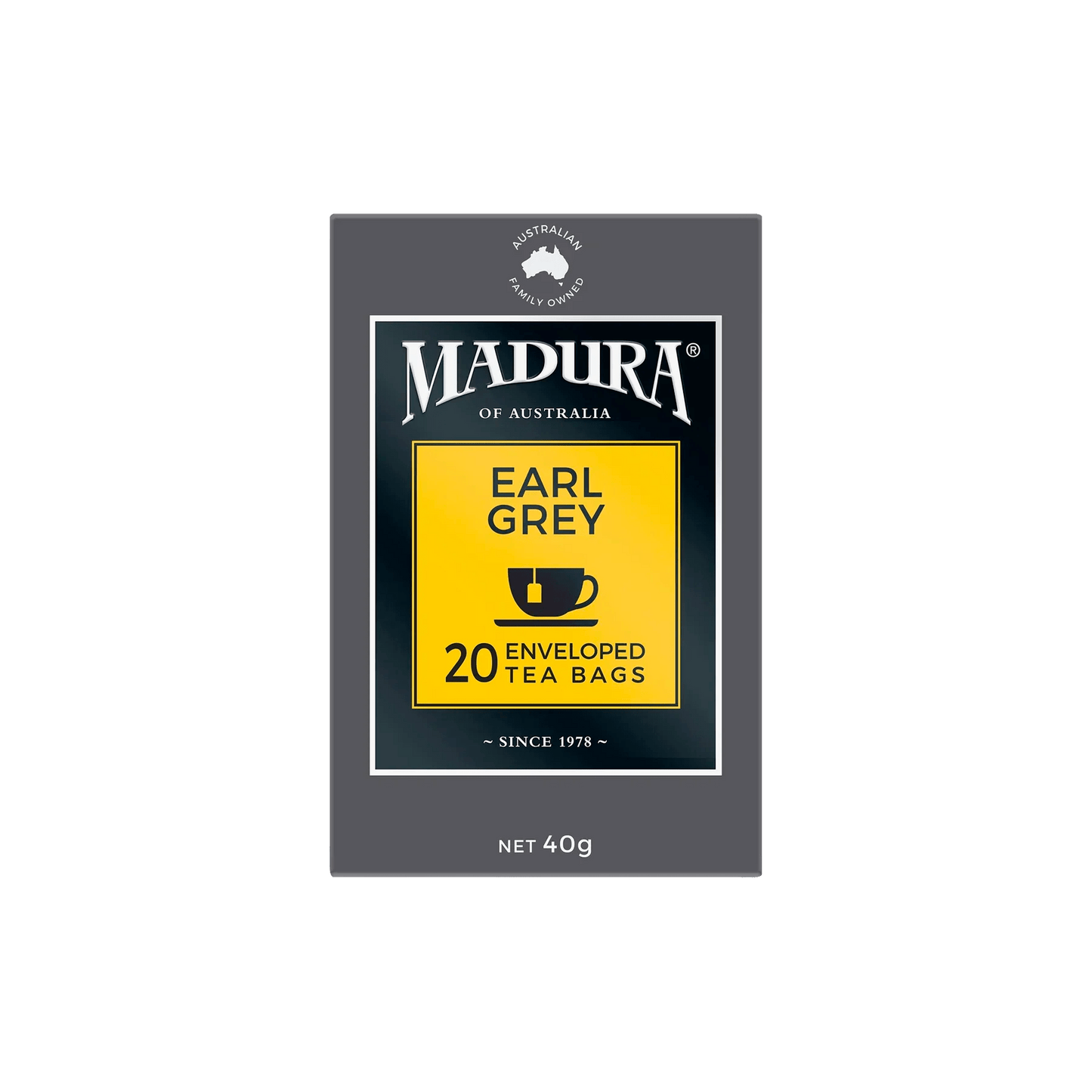 Earl Grey 20 Enveloped Tea Bags - Madura Tea
