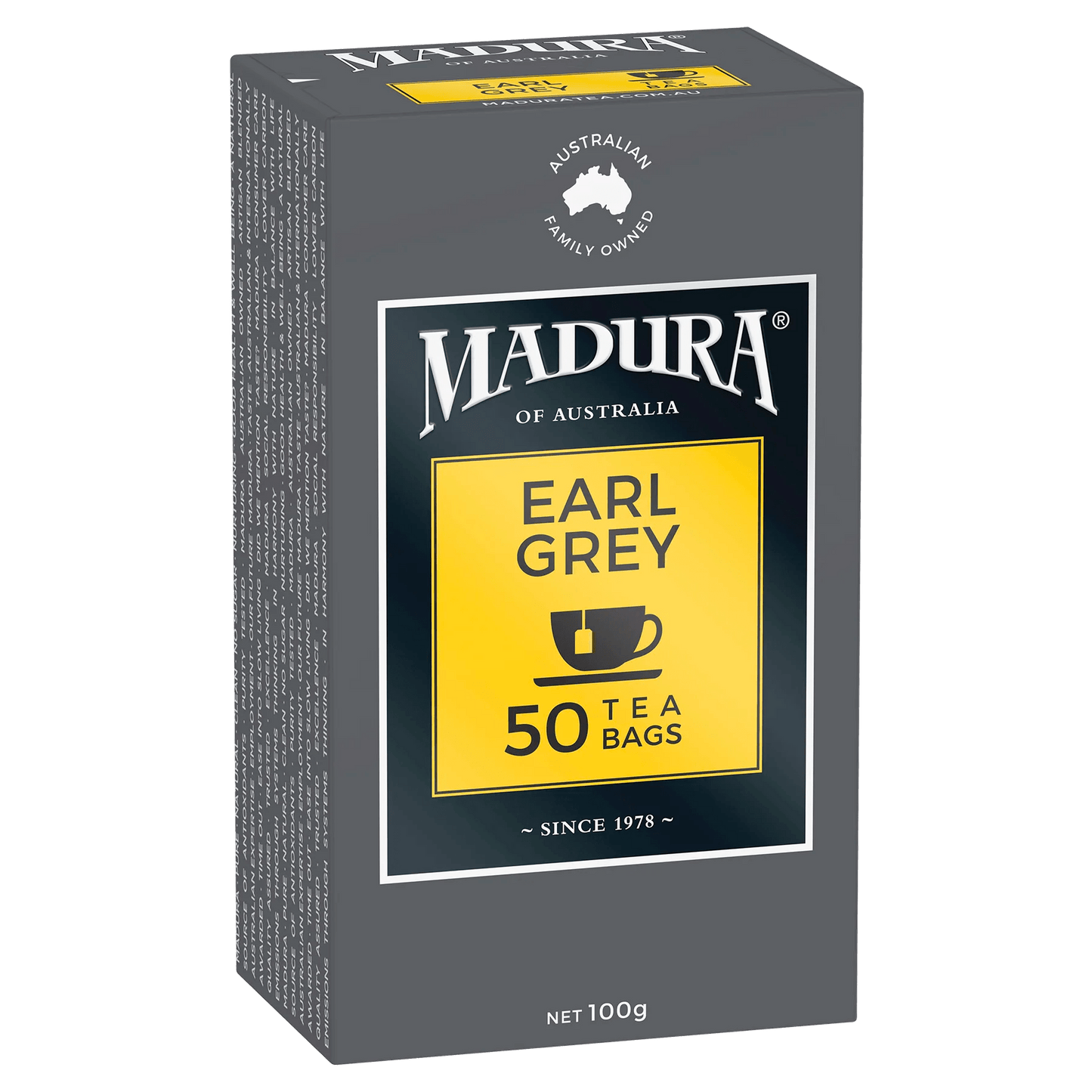 Earl Grey 50 Tea Bags - Madura Tea