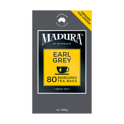Earl Grey 80 Enveloped Tea Bags - Madura Tea