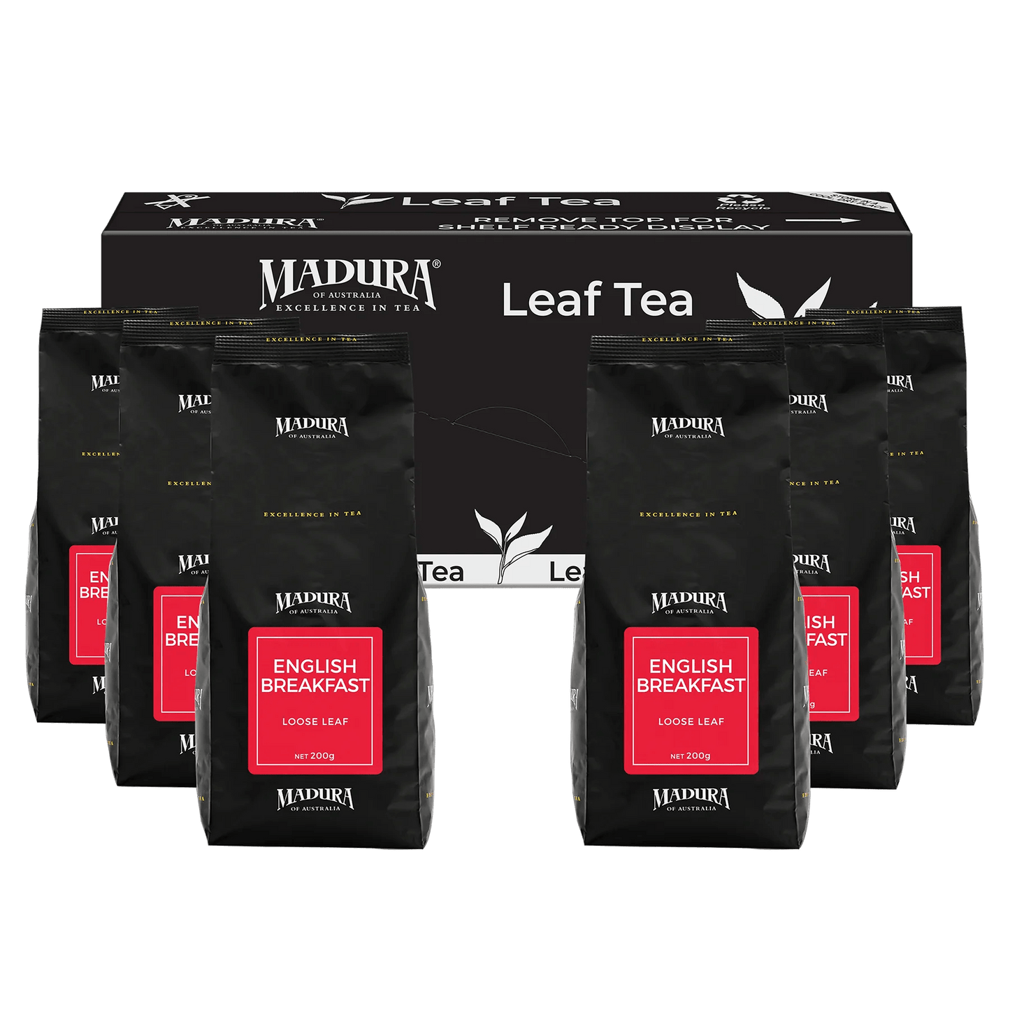 English Breakfast 200g Leaf Tea Refill Pouch - Madura Tea