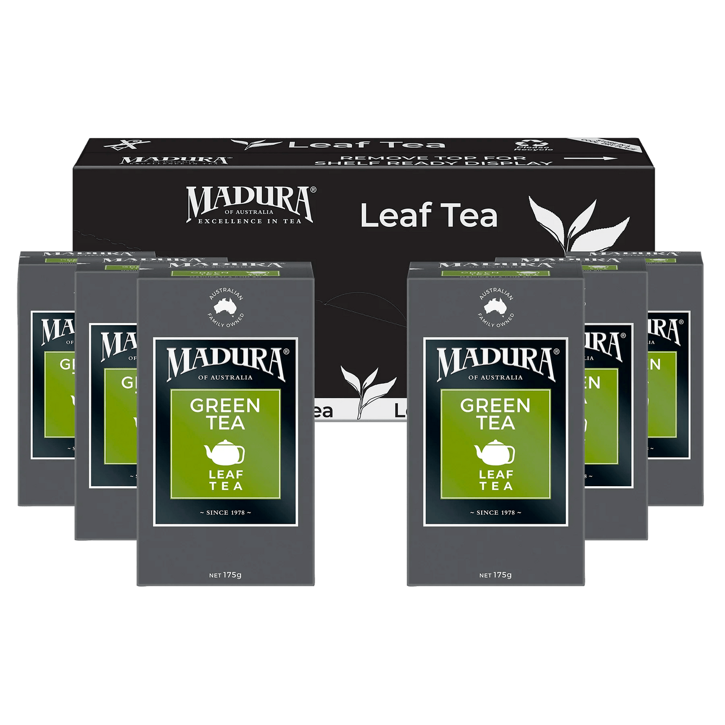 Green Tea 175g Leaf Tea - Madura Tea