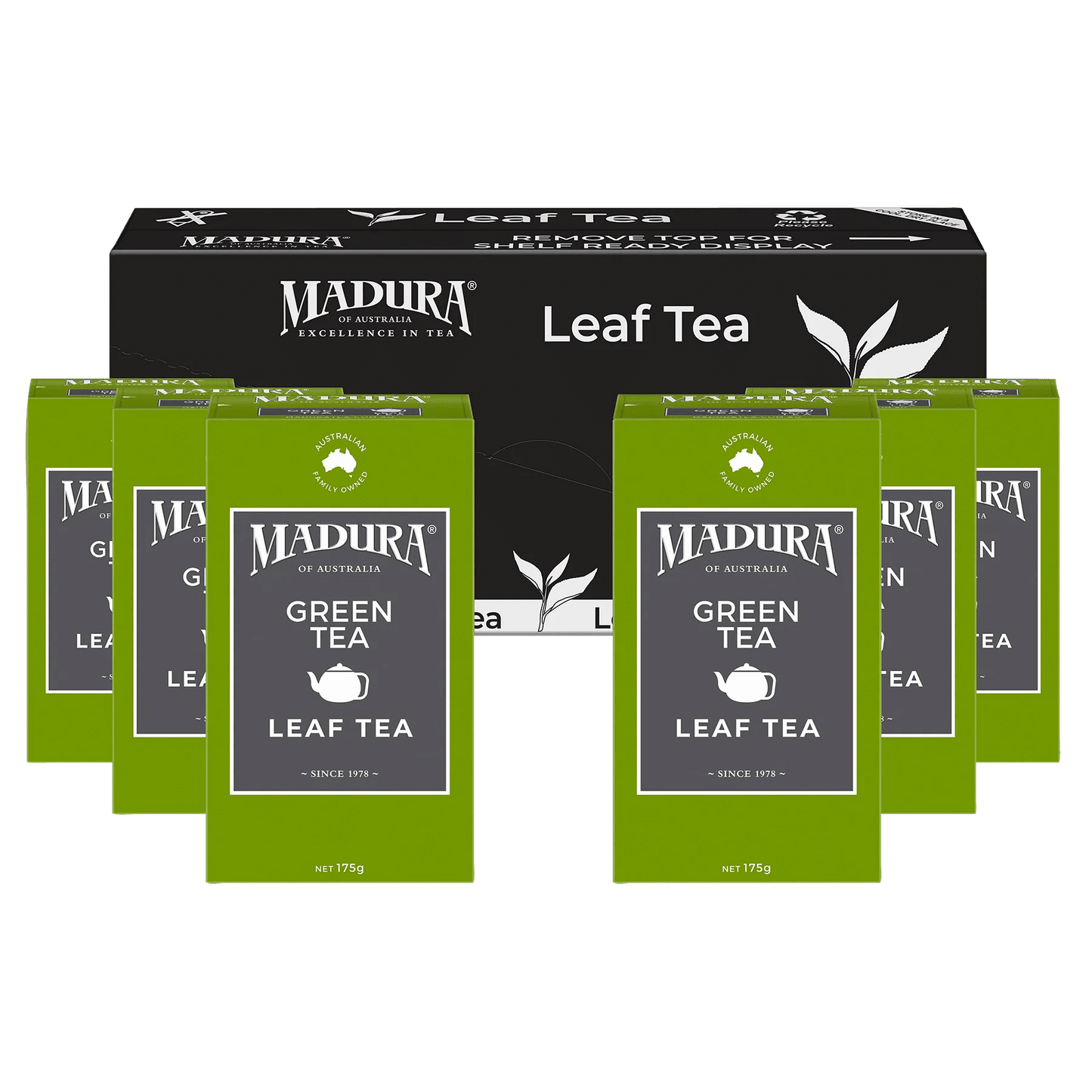 Green Tea 175g Leaf Tea - Madura Tea