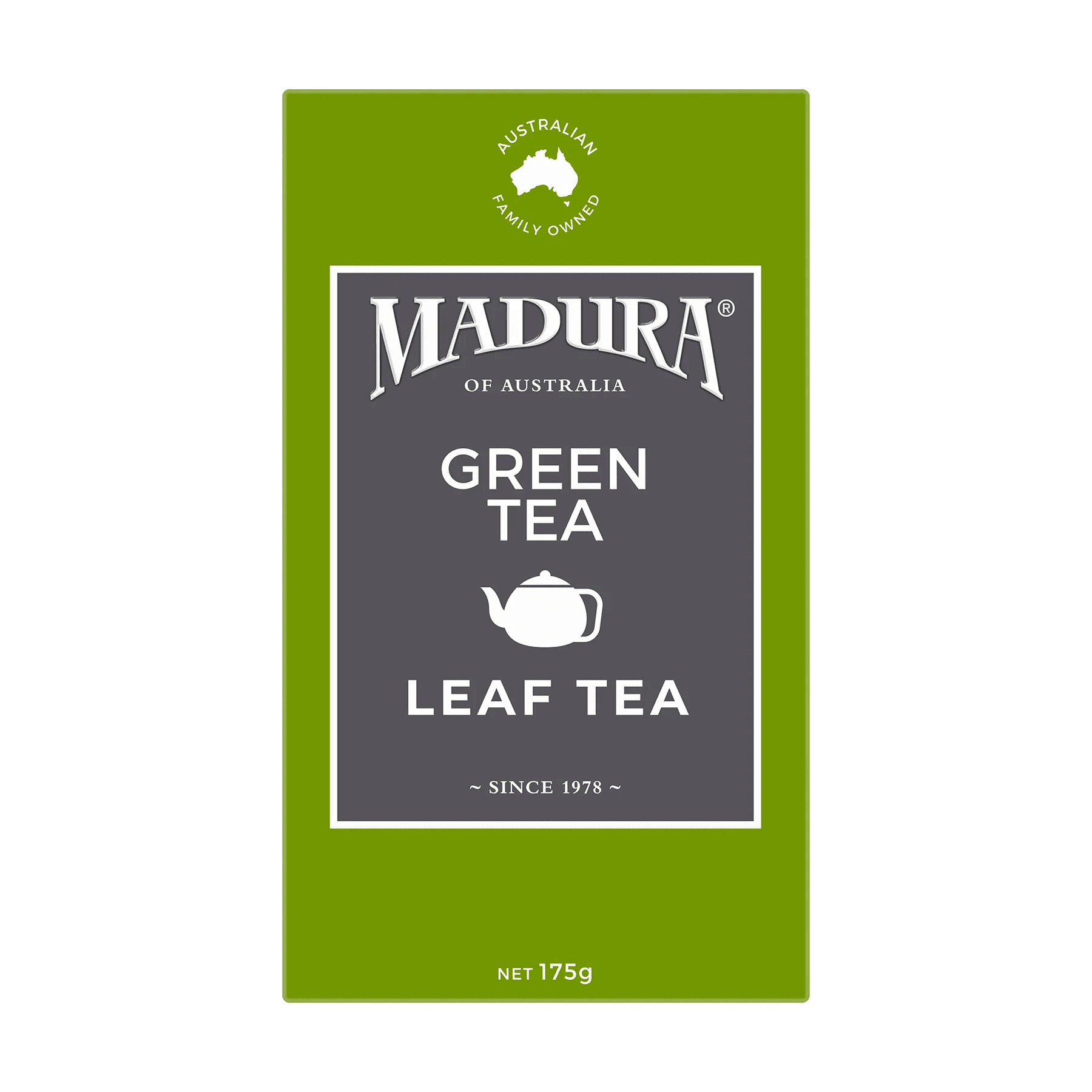 Green Tea 175g Leaf Tea - Madura Tea
