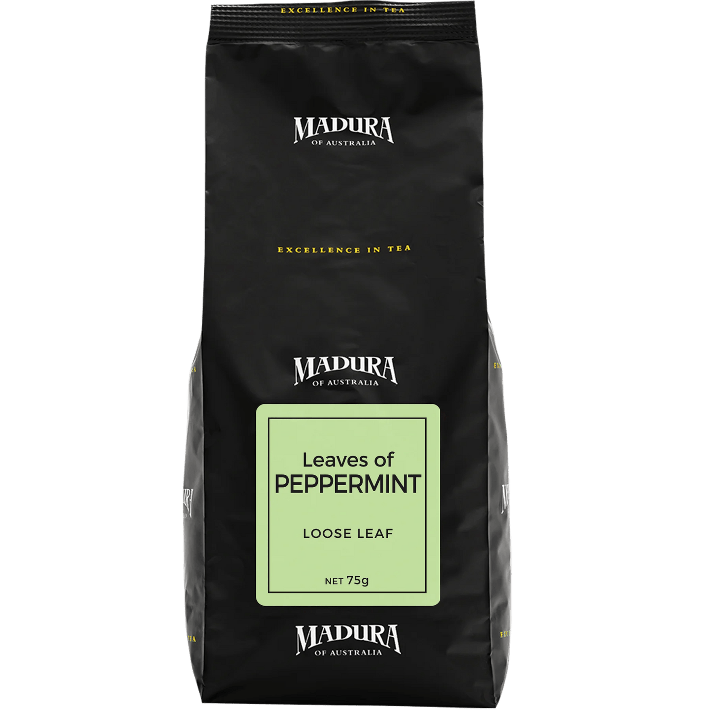 Leaves of Peppermint 75g Leaf Tea Refill Pouch - Madura Tea