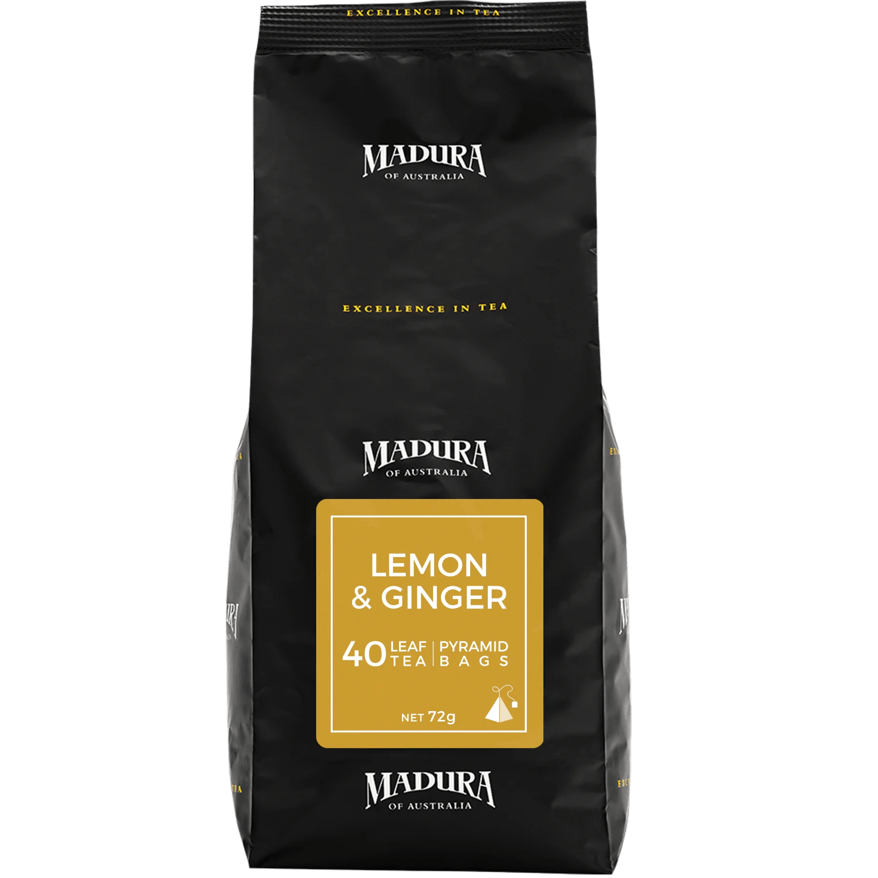 Lemon & Ginger 40 Leaf Infusers Refill Pouch - Madura Tea