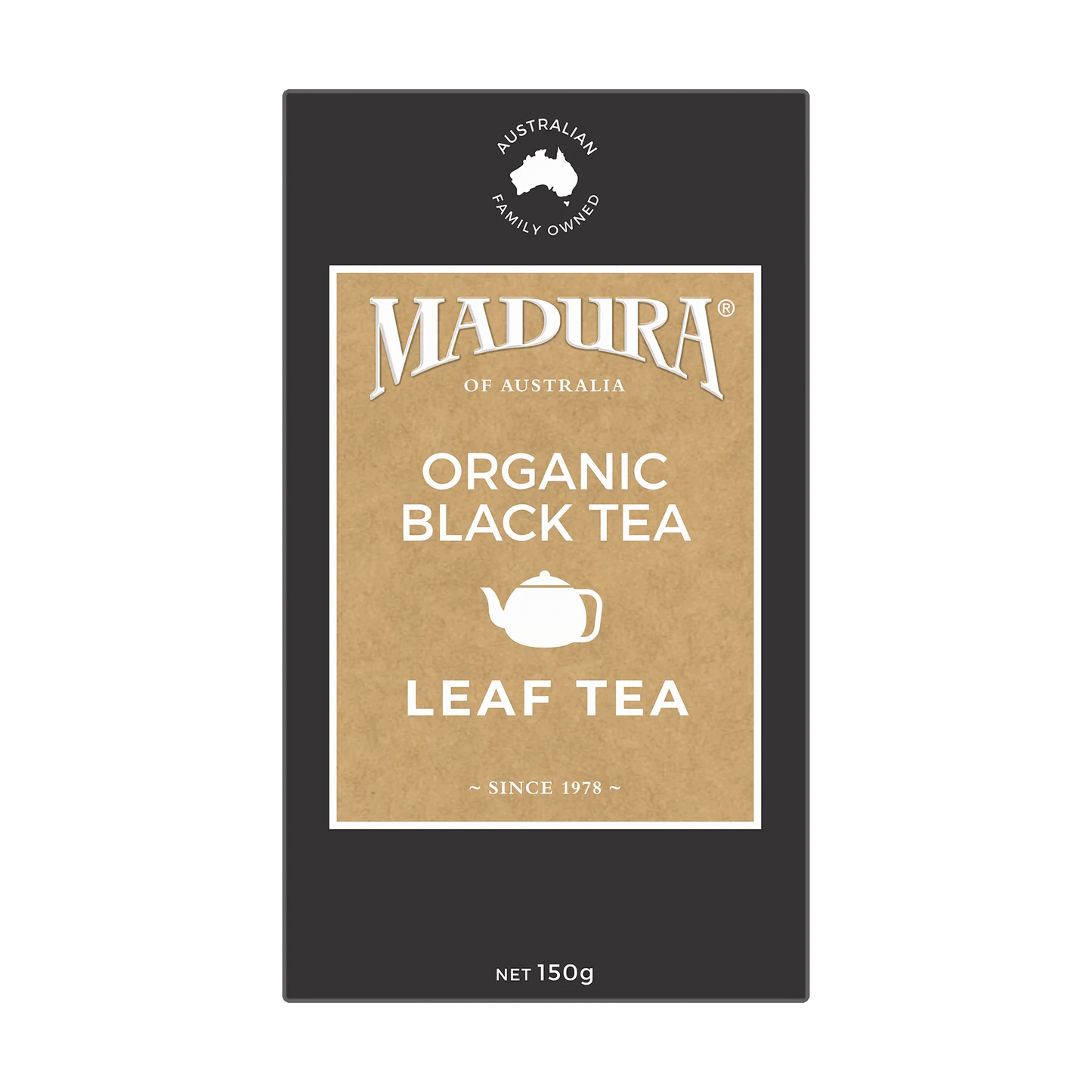 Organic Black 150g Leaf Tea - Madura Tea