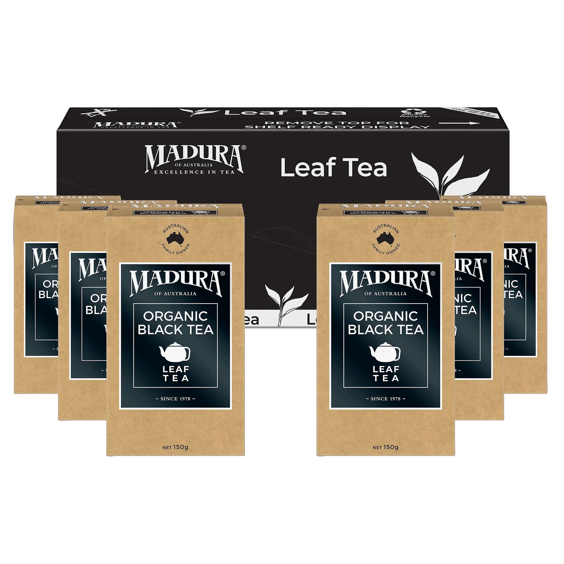 Organic Black 150g Leaf Tea - Madura Tea