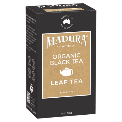 Organic Black 150g Leaf Tea - Madura Tea