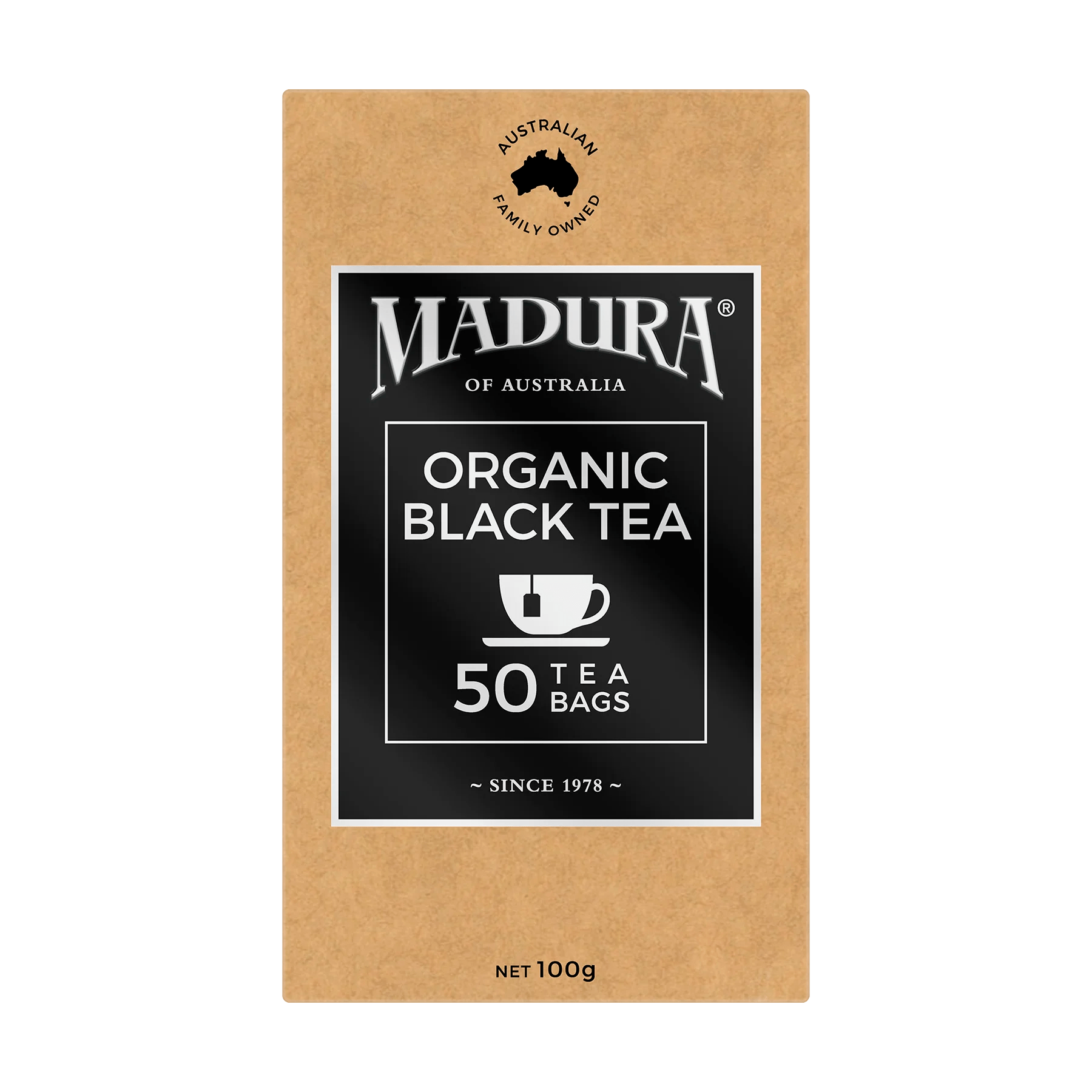 Organic Black Tea 50 Tea Bags – Madura Tea