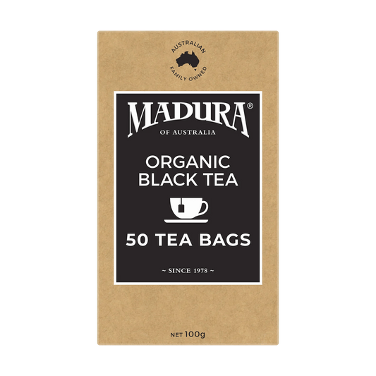 Organic Black Tea 50 Tea Bags - Madura Tea