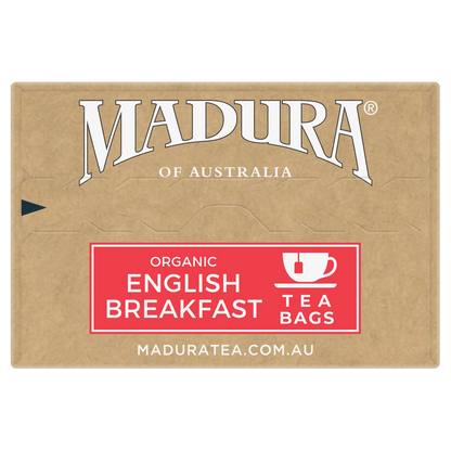 Organic English Breakfast 50 Tea Bags - Madura Tea