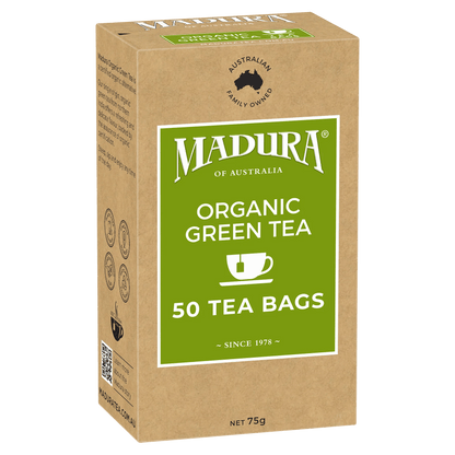 Organic Green 50 Tea Bags - Madura Tea