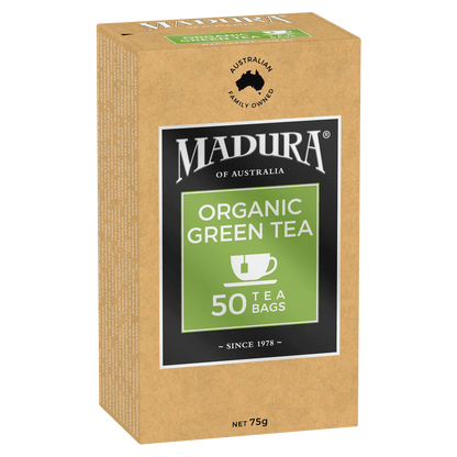 Organic Green 50 Tea Bags - Madura Tea