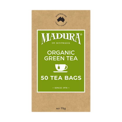 Organic Green 50 Tea Bags - Madura Tea