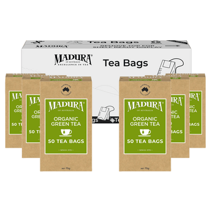 Organic Green 50 Tea Bags - Madura Tea