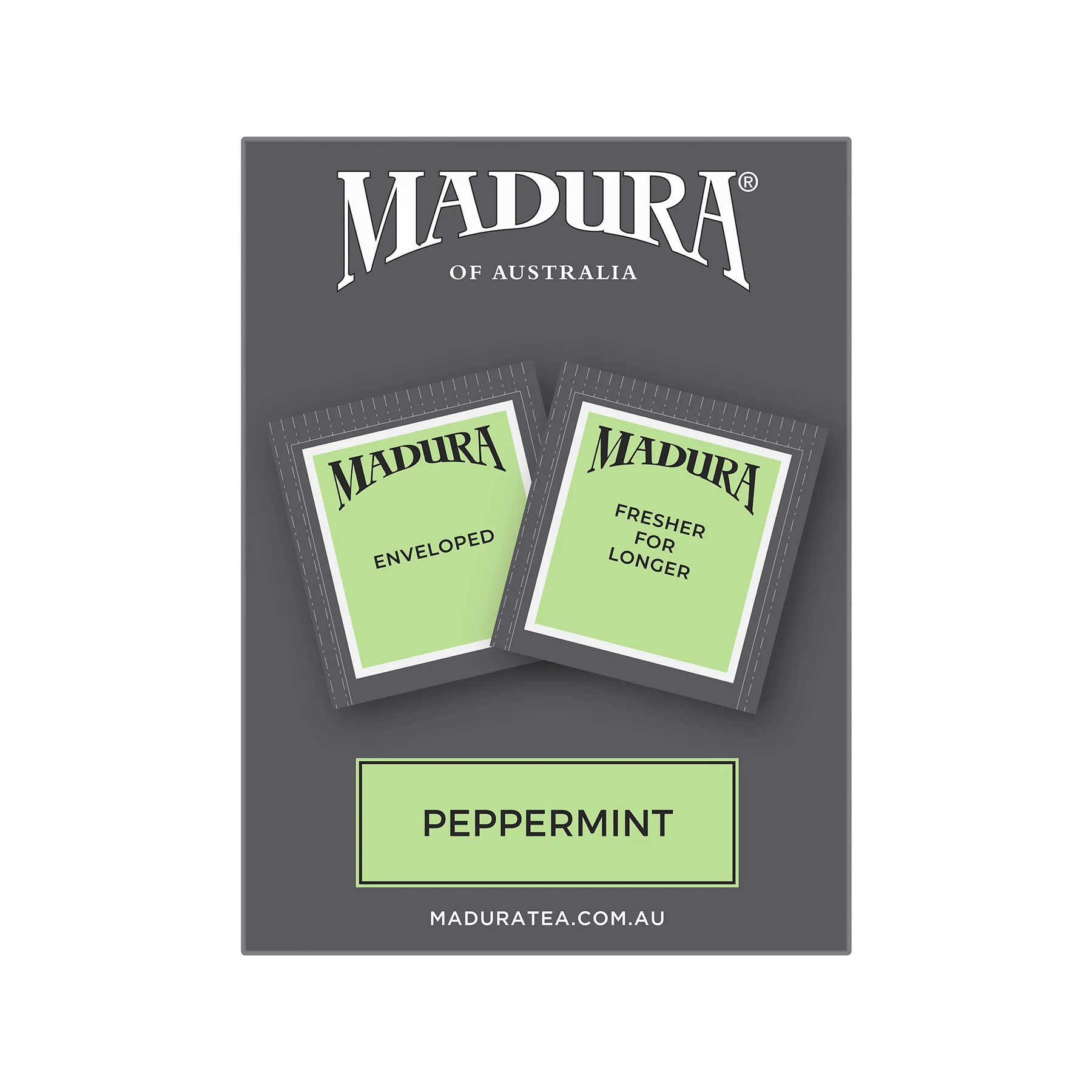 Peppermint 80 Enveloped Tea Bags - Madura Tea