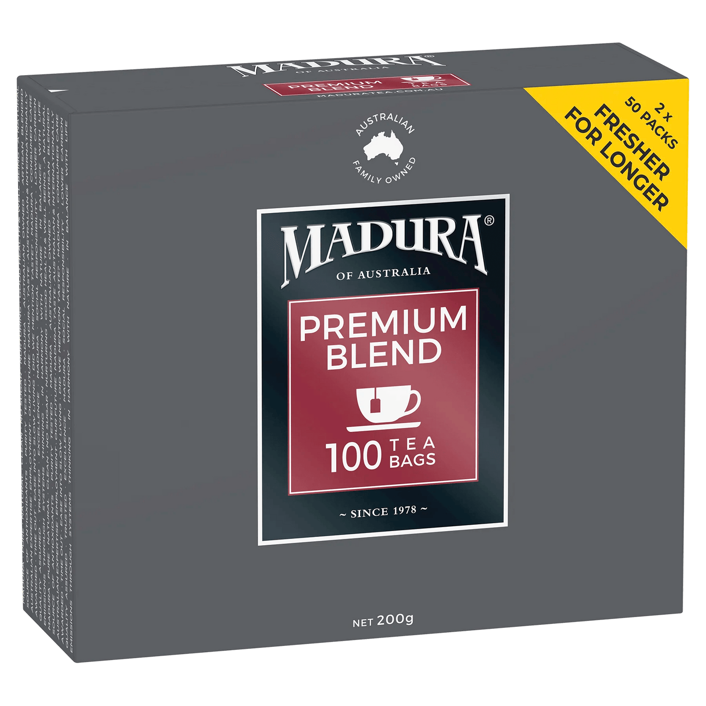 Premium Blend 100 Tea Bags - Madura Tea