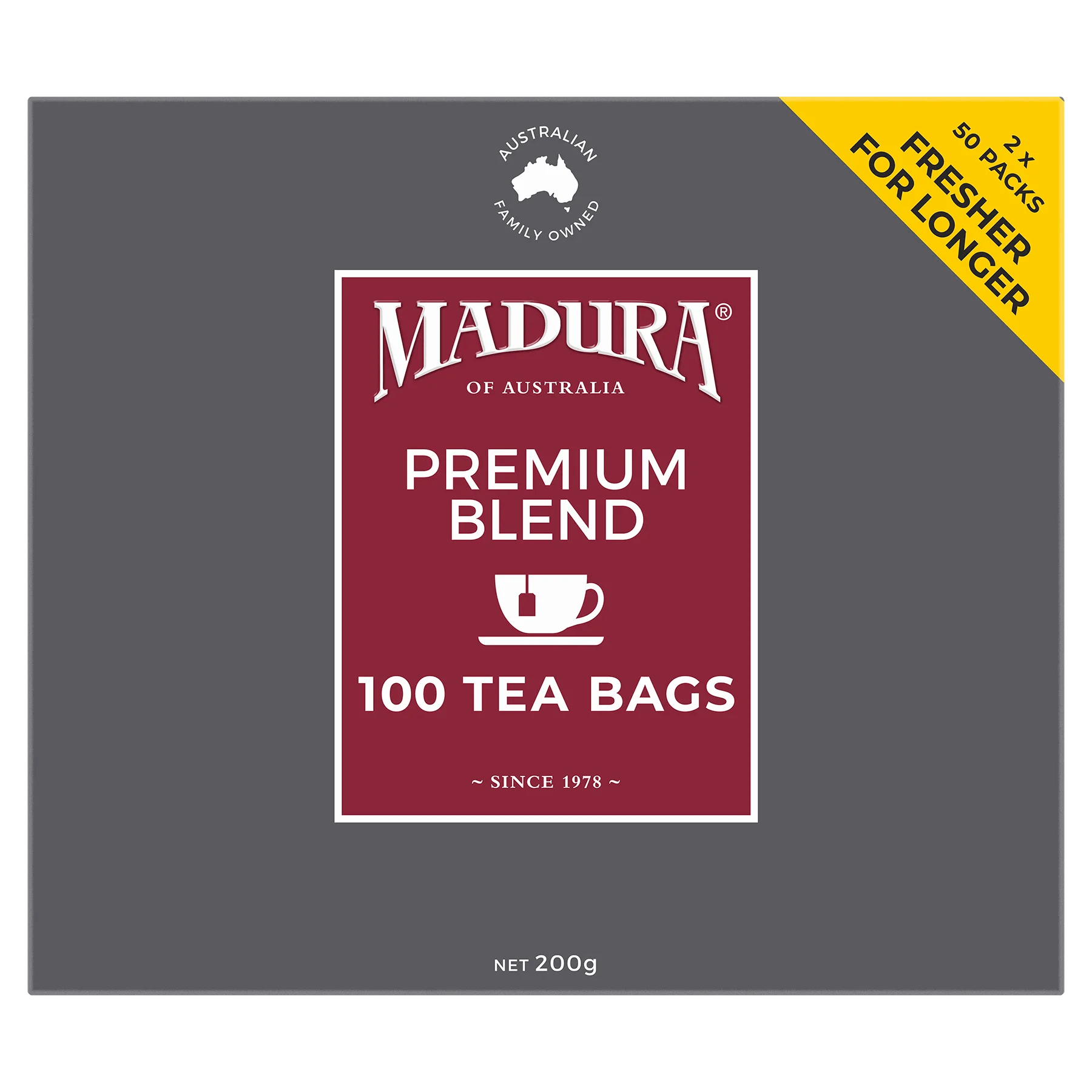 Premium Blend 100 Tea Bags - Madura Tea