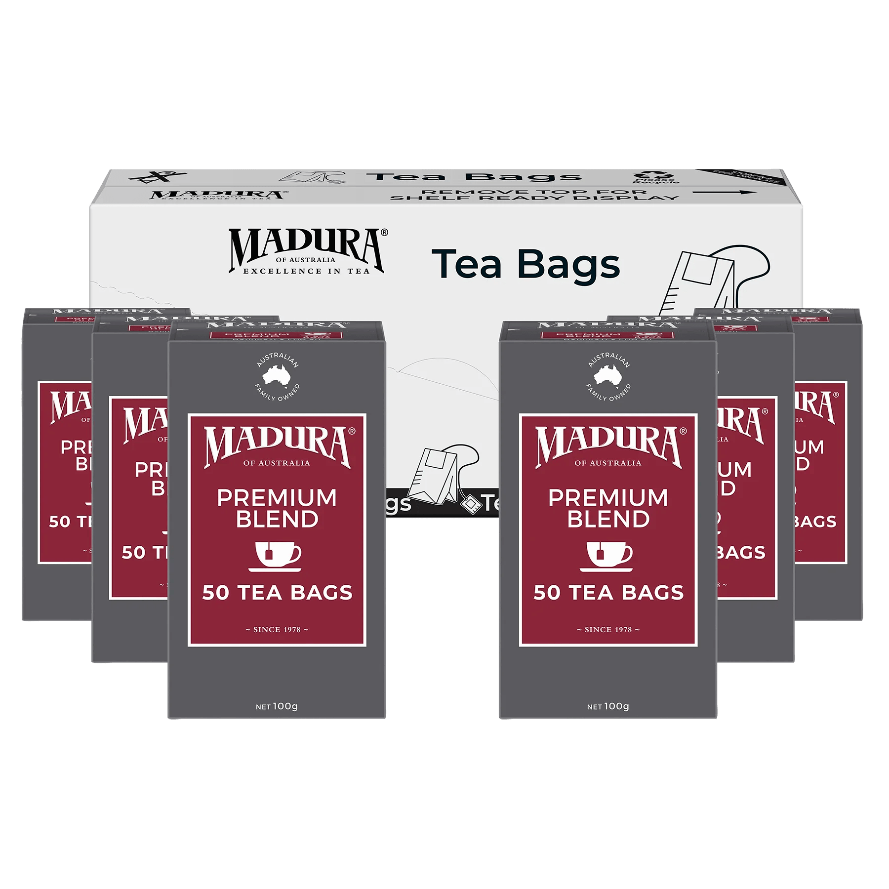 Premium Blend 50 Tea Bags - Madura Tea