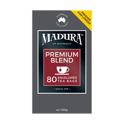 Premium Blend 80 Enveloped Tea Bags - Madura Tea